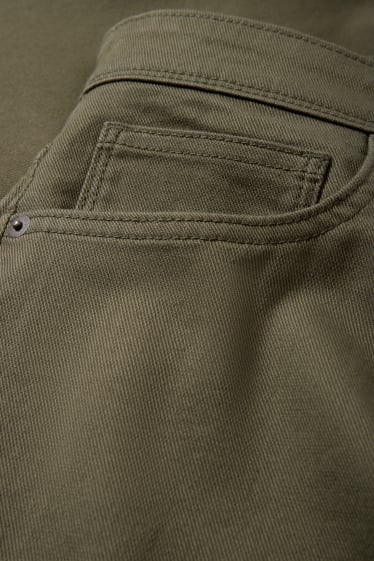 Bărbați - Pantaloni - slim fit - verde