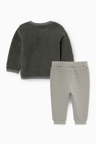 Babys - Baby-Thermo-Outfit - 2 teilig - grün