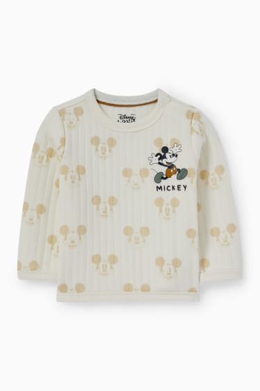 Bébés garçons - Mickey Mouse - ensemble doublé pour bébé - 2 pièces - blanc crème