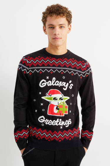 Home - Jersei nadalenc - Star Wars - negre