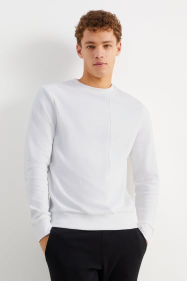 Herren - Sweatshirt - weiß