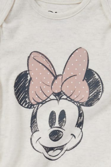 Miminka - Minnie Mouse - body pro miminka - krémově bílá
