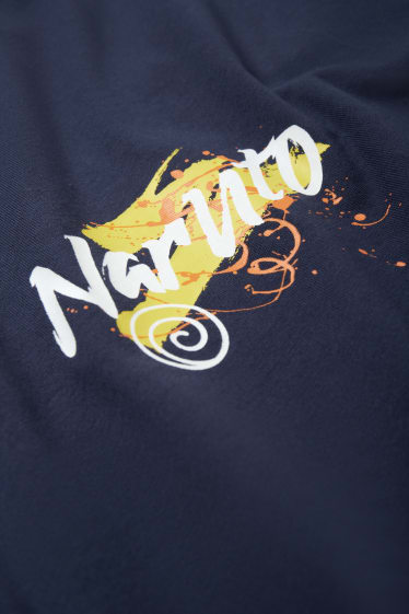 Dětské - Naruto - tričko s dlouhým rukávem - tmavomodrá