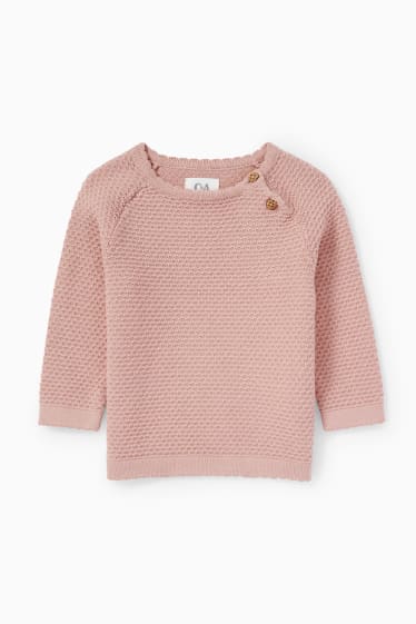 Bébés filles - Ensemble bébé - 2 pièces - rose foncé