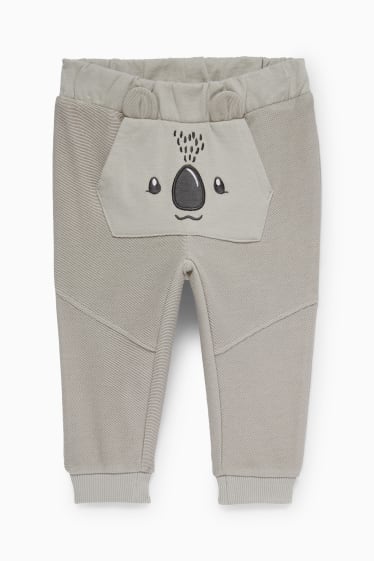 Bebeluși - Koala - pantaloni de trening bebeluși - gri