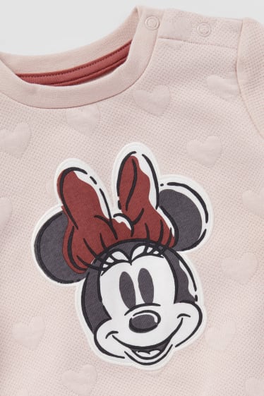 Babys - Minnie Mouse - babysweatshirt - roze
