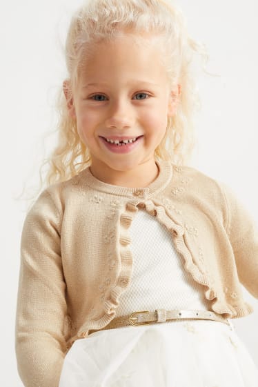 Bambini - Bolero lavorato a maglia - beige