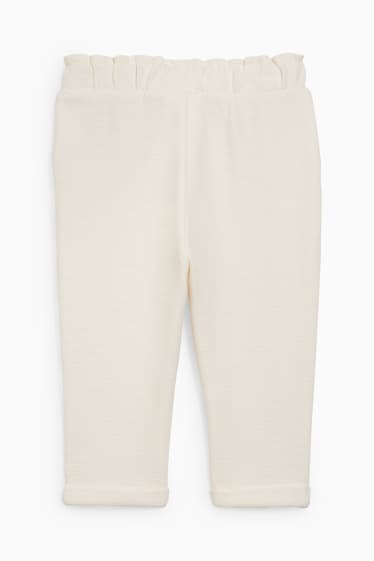 Bébés filles - Pantalon de jogging bébé - blanc crème