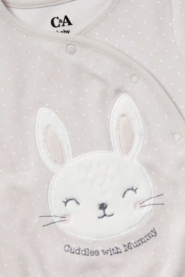 Bébés filles - Petit lapin - pyjama pour bébé - beige