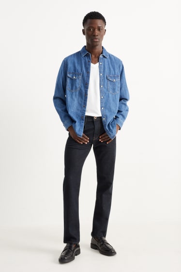 Hommes - Slim jean - LYCRA® - jean bleu foncé