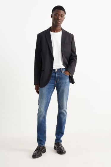 Heren - Skinny jeans - jeansblauw