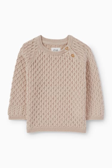 Baby Mädchen - Baby-Pullover - beige