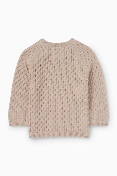 Baby Mädchen - Baby-Pullover - beige