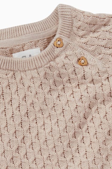Niemowlęta - Sweter niemowlęcy - beżowy