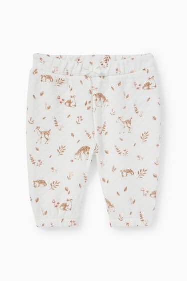 Bébés filles - Faon - ensemble pour bébé - 2 pièces - blanc crème