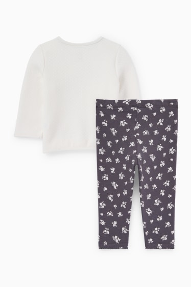 Bébés filles - Minnie Mouse - ensemble bébé - 2 pièces - blanc crème