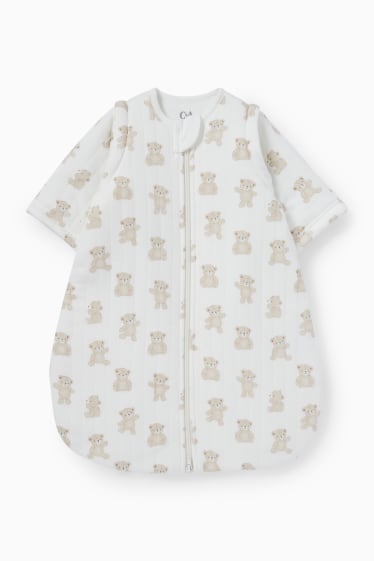 Unisex - Ossets - sac de dormir per a nadó - 0-6 mesos - blanc trencat