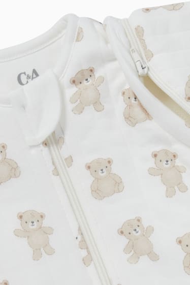Unisex - Ossets - sac de dormir per a nadó - 0-6 mesos - blanc trencat