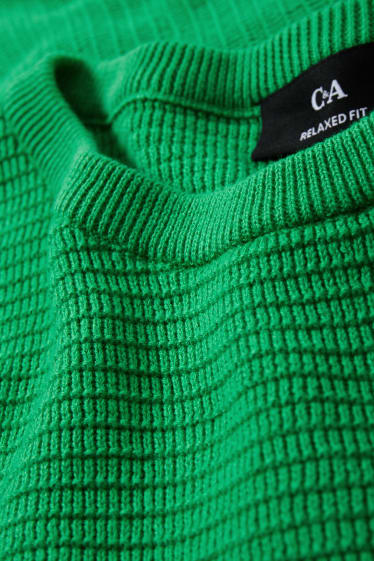Bărbați - Vestă pulover - verde deschis