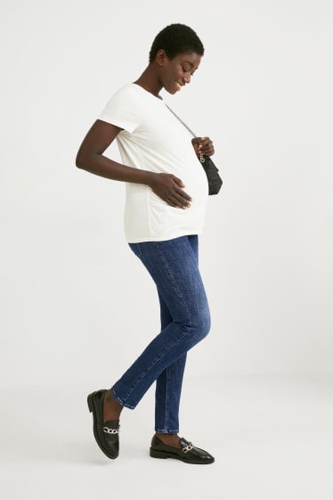 Donna - Jeans premaman - slim fit - LYCRA® - jeans blu scuro