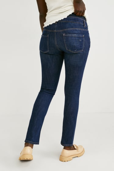 Femei - Jeans gravide - slim jeans - LYCRA® - denim-albastru