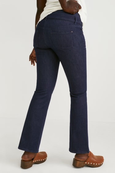 Kobiety - Dżinsy ciążowe - bootcut jeans - LYCRA® - dżins-ciemnoniebieski