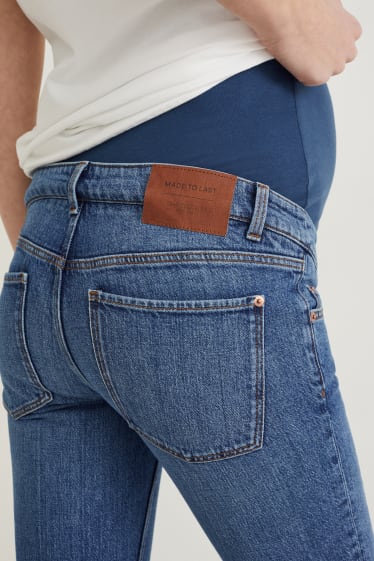 Damen - Umstandsjeans - Straight Jeans - LYCRA® - jeansblau