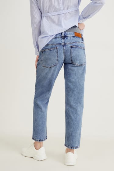 Dames - Zwangerschapsjeans - tapered jeans - LYCRA® - jeanslichtblauw