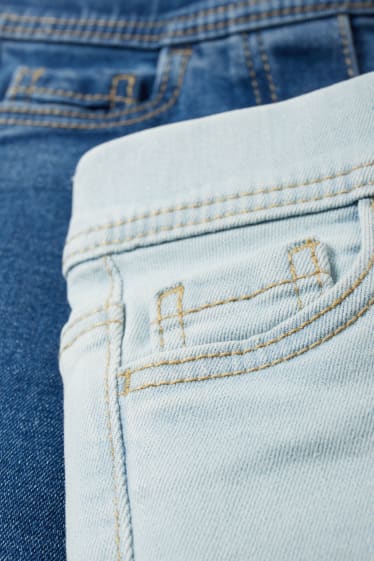 Nen/a - Paquet de 2 - jegging jeans - texà blau clar