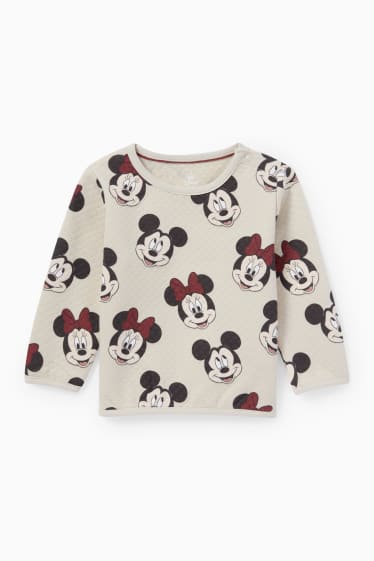 Niemowlęta dziewczynki - Disney - komplet niemowlęcy - 3-części - jasny beż