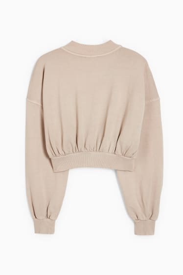 Teens & Twens - CLOCKHOUSE - Crop Sweat-Blouson - beige