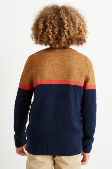 Kinderen: jongens - Trui - donkerblauw