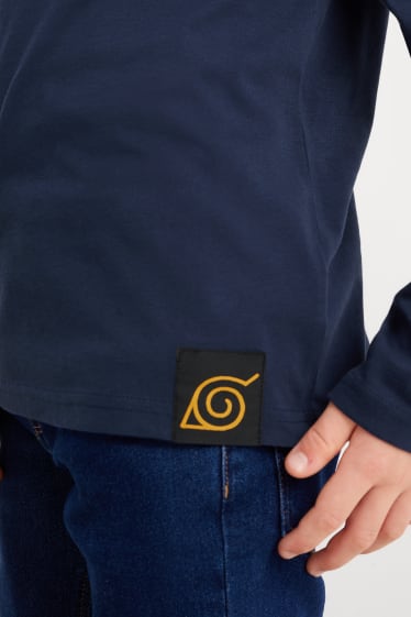 Enfants garçons - Naruto - haut à manches longues - bleu foncé