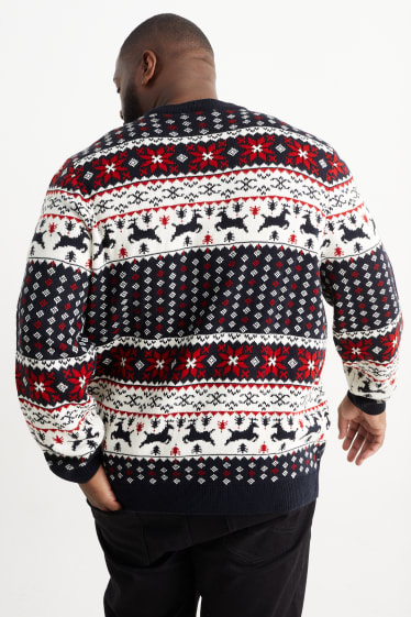 Home - Jersei nadalenc - Pare Noel - blau fosc