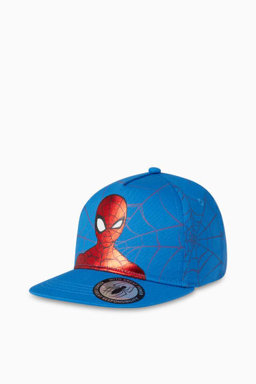 Kinderen - Spider-Man - baseballpet - blauw