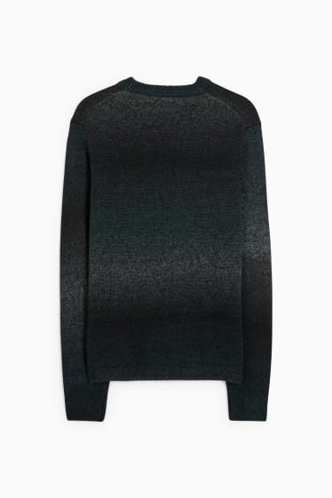 Herren - Pullover - dunkelgrün / schwarz