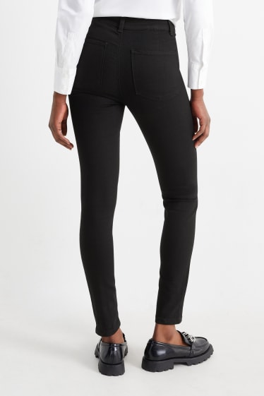 Dámské - Jegging jeans - high waist - černá