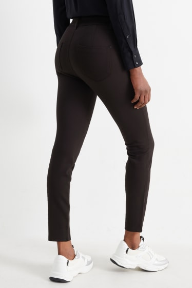 Donna - Pantaloni di jersey - skinny fit - nero