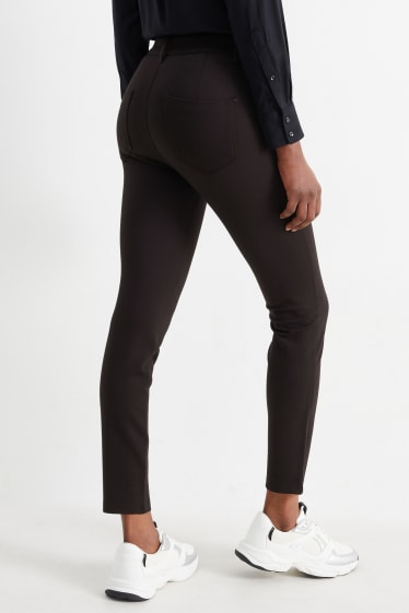 Damen - Jersey-Hose - Skinny Fit - schwarz