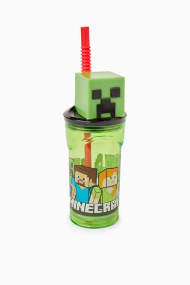 Copii - Minecraft - pahar din plastic - 360 ml - verde