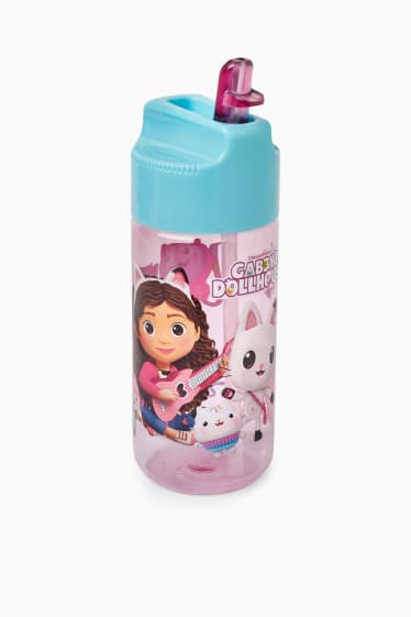 Children - Gabby's Dollhouse - drinks bottle - holds 430 ml - rose