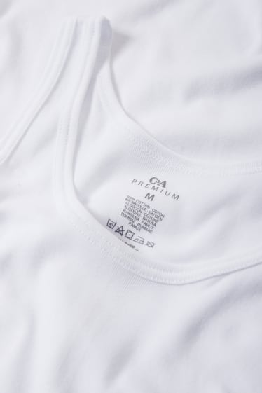 Heren - Set van 2 - onderhemd - wit