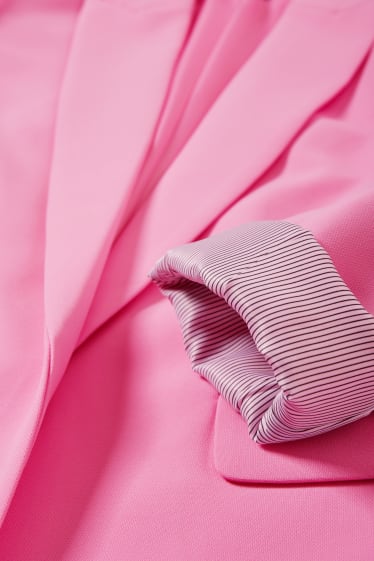 Damen - Longblazer - Relaxed Fit - pink