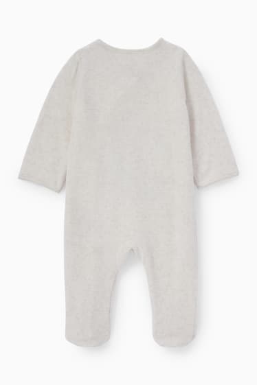 Babys - Dombo - babypyjama - crème wit