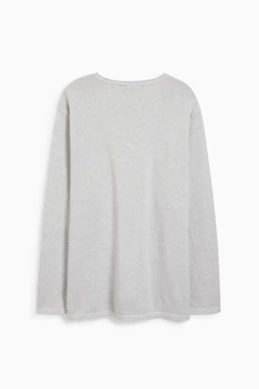 Uomo - Maglione - grigio chiaro melange