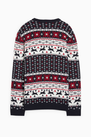 Home - Jersei nadalenc - Pare Noel - blau fosc