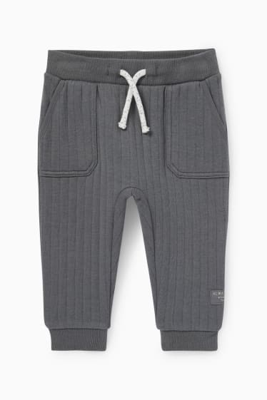 Bébés garçons - Pantalon de jogging chaud pour bébé - gris foncé
