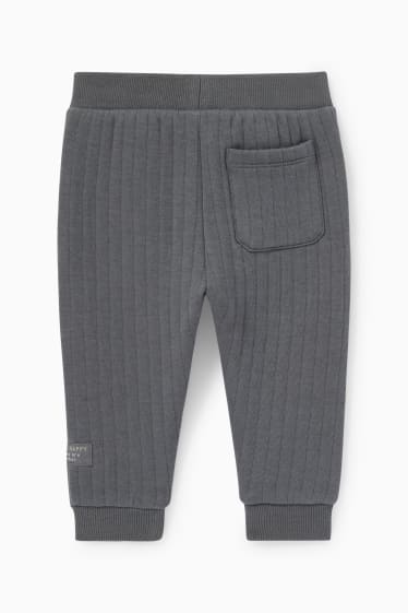 Bébés garçons - Pantalon de jogging chaud pour bébé - gris foncé