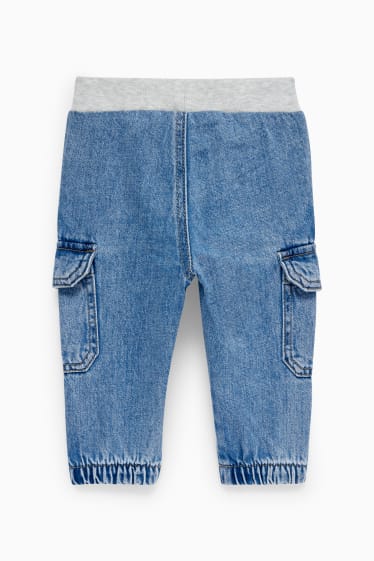 Neonati - Jeans cargo neonati - jeans azzurro