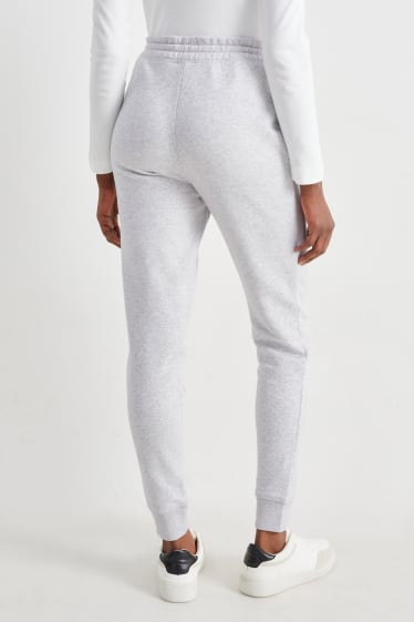 Damen - Basic-Jogginghose - hellgrau-melange